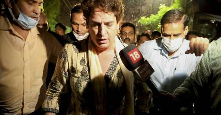 Priyanka Gandhi Arrested by Sitapur Police, Guest House Notified As Temporary Jail
